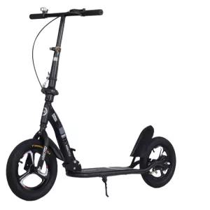 수동 큰바퀴 블루 킥보드 두발 커플 성인용 씽씽카