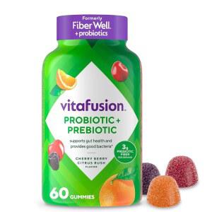 비타퓨전 프리바이오틱스 섬유 구미 장 을 지원하고 좋은 박테리아를 제공하는 보충제 1 체리 베리 시트러