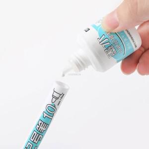 영구 흰색 마커 펜 잉크 오일 페인트 리필  건조 방수 20 ML