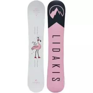 140cm/55인치 성인 핑크 여성 프리스타일 스노보드 새해 선물 가족 야외 모험 눈 놀이 장비