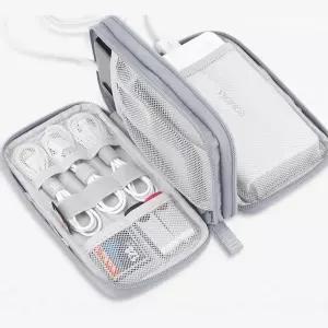 보조배터리 핸드폰 충전선 수납정리 파우치 여행용 안전보관 튼튼