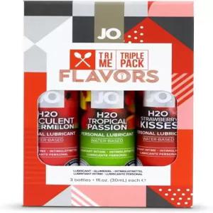 JO H2O Tri-Me 트리플 팩 플레이버 젤
