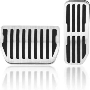 MAIMOCCY 미끄럼 방지 풋 페달 커버 랜드로버 레인지로버 벨라 20182025 재규어 F페이스 XE XF 20162024