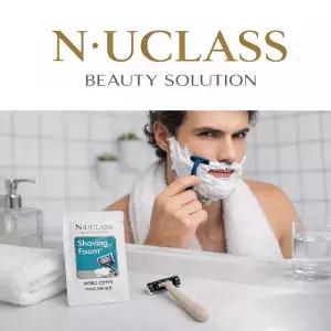 엔뉴클래스 일회용 쉐이빙 폼 / 1박스 1,000개 부드럽고 안전한 저자극 피부 보호