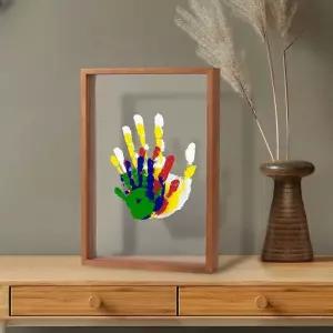 가족 손도장 커플 손바닥 손발조형물 액자 세트 diy 기념 수제 가족손도장 프레임 추억