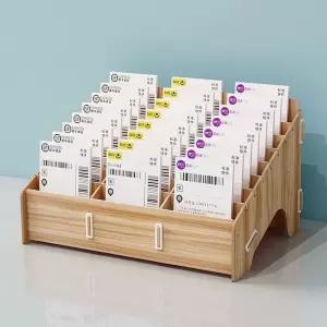 벽걸이 수납함 카페 원형 카드 쿠폰정리함 인테리어 벽부착