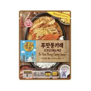 오뚜기 오즈키친 푸팟퐁카레 코코넛크림 앤 게살 180g x 12개