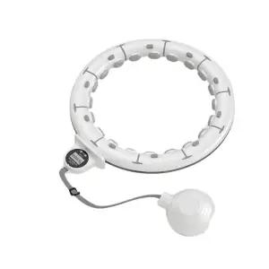 여성용 스마트 훌라후프 퍼플 카운트 뱃살 허리