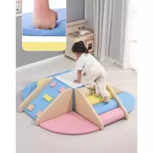 실내 놀이터 쿠션 놀이방 키즈카페 계단 매트 등반 대형 블럭 유치원