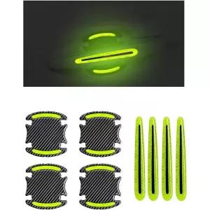 문콕방지 가드 차량용 도어가드 카렐 도어 핸들 프로텍터 범용 차량 노브 커버 반사체 긁힘 방지 형광 반사