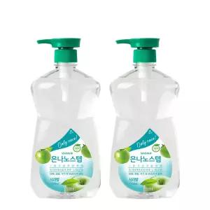 은나노스텝 시즌3 초고농축 주방세제 1100ml x 2 야채,과일 OK