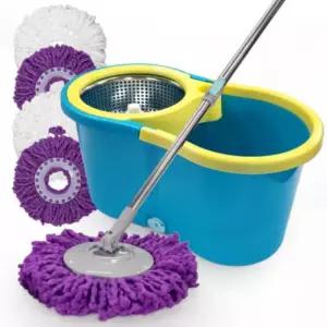 청소앤 스텐레스 동글이 청소기 통돌이 회전 물걸레