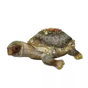 DOMOA 건강 장수거북이-N/풍수/인테리어/소품/재물/장식품/집들이선물/거북이장식 큐빅