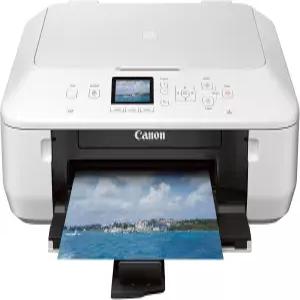 스캐너 복사기 및 자동 양면 인쇄가 가능한 캐논 PIXMA MG5520 무선 올인원 컬러 포토 프린터 흰색태블릿