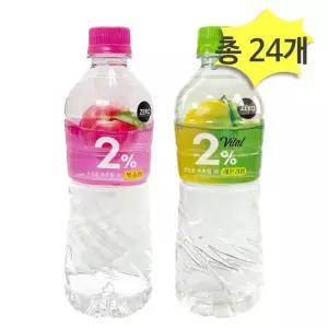 2% 이프로 부족할때 제로 레몬라임500&복숭아제로500ml x 각12개(총24개) 2가지맛 롯데칠성음료