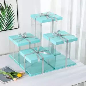 포장 케이크상자 투명 머핀 베이커리 케익 원형 용기 정사각 답례품 도시락 박스