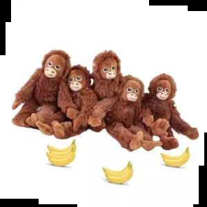 이케아오랑우탄 미니 원숭이 작은 고릴라 오랑우탄 봉제 인형 키링