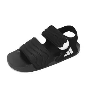 [보리보리/아디다스]아디다스 아딜렛 여성 아동 주니어 샌들 블랙 HQ0114