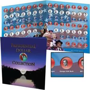 대통령 달러 폴더 필라델피아 및 덴버 조폐국 컬렉션 완성