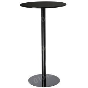 부부테이블세트 블랙 커피 바 원형 스탠딩 홈바 높은