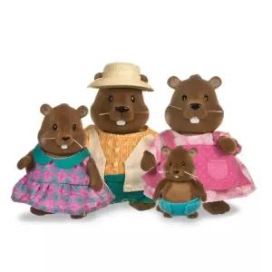 이야기가있는 비버가족 우디즈 인형시리즈 어린이집교구 지능발달 봉제인형 만지기놀이 추천