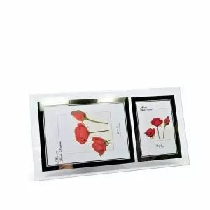 2단 유리액자 사진 엽서 명함 크리스털액자