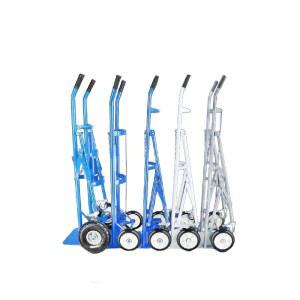 산소통 리어카 손수레 용접기 이동식 운반 거치대 브래킷없 델 파란색일반두께 튜브두께1