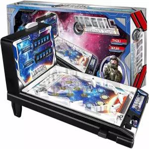 작은 방과 아파트를 위한 PHATM 레트로 미니 테이블탑 마블 게임 전자 핀볼 조명 사운드 데스크톱 아케이드