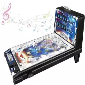 작은 방과 아파트를 위한 조명 및 사운드 전자 데스크톱 아케이드가 있는 테이블 미니 레트로 아케이드