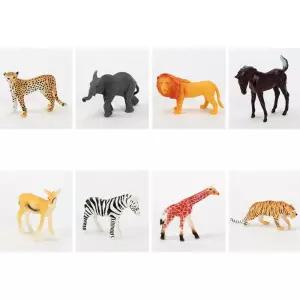 소형 동물 피규어 8종 미니어처 인형 역할놀이 모형 선물 발달 영유아 조카 인지 진열