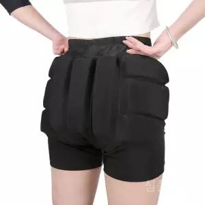 엉덩이보호대 보호장비 성인 피겨 꼬리뼈 장비 쿠션 블랙 스키 골반 보호 S 인라인