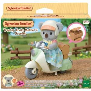 미니어처 가구 세트실바니안 패밀리 블라인드 키 피규어 엄마와 Treetop 스쿠터