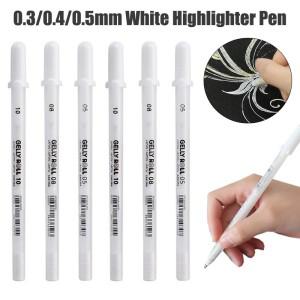 미술용품 색연필 크레용 연필 마커 마카 학용품 신학기 도구 초등 0.3/0.4/0.5mm 화이트 젤 펜 하이 라이트