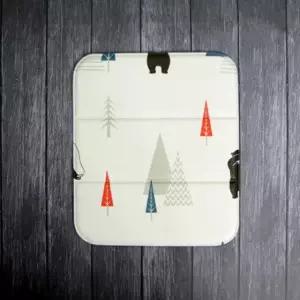 3단 양면 매트 방석 접이식 목욕탕 사우나 욕실