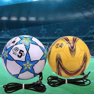 줄달린축구공 미니 키커볼 유소년 리턴볼 로프 훈련 터치 감각 연습