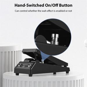 AA44M 가용 기타 페달 - 와우  볼륨 효과 6.35mm 잭 논슬립  일렉트릭 부품