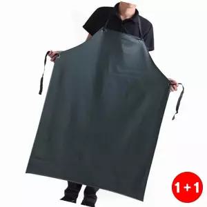 조리실 작업 방수 발수 린넨 캔버스 소재 튼튼한 PVC원단 물청소 방수앞치마