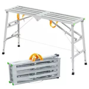 휴대용 작업대 접이식 알루미늄 발판 페인트 벤치 경량 사다리 스탠드