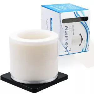 키돌라 클리어 배리어 필름 치과용 테이프 4인치 x 6인치 타투 일회용 플라스틱 시트 보호 접착 - 1200장