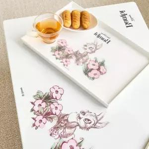 유아 어린이 테이블 덤퍼 꽃 놀이 공부 학습 좌식 방 책상