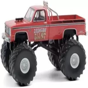 실버라도 몬스터 트럭용 쉐보레용 그린라이트 킹스 오브 크런치 시리즈 8 크림슨 자이언트 1987년형 트럭