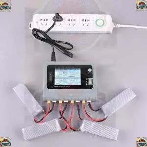 ToolkitRC Q4AC 4 채널 모델 항공기 리튬 배터리 밸런스 충전기 드론 고정 날개 모델 ACDC