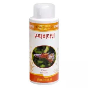 [하프클럽/올펫몰]원터치 구피비타민 250ml 치어 비타민보충