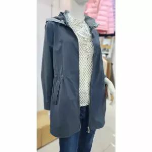 [하프클럽/올포유]24FW (시즌오프)여성 배색 후드 사파리 점퍼후드탈부착허