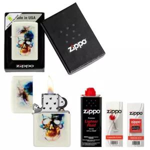 기름라이터 야광 Dark 지포라이타++심지+부싯돌 [AJU4612]