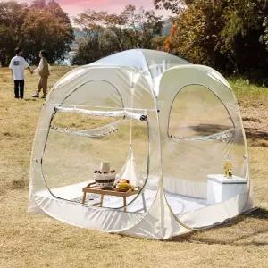 투명돔텐트 투명쉘터 감성텐트 장박 이글루 카페