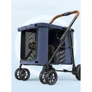 강아지 접이식 개모차 카트 유모차 중형견 고양이 반려견 펫모차 애견 대형
