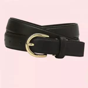 헤지스 HAZZYS 액세서리 블랙 단색 소가죽 레더 여성 여자 우먼스 벨트 HJBE5E405BK 4536700