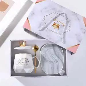 커피 머그 음료 워머 러블리인스 컵과 세트 자동 온/오프 중력 유도 티 워터 밀크 워머와 함께 사무실