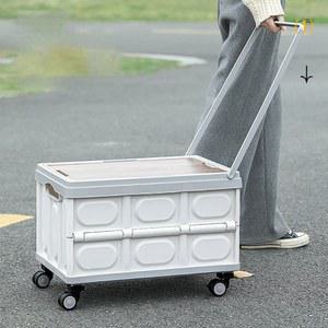 바퀴달린 캠핑 폴딩박스 카트 회전 바퀴달린집 바퀴 90TP그린 05 손수레